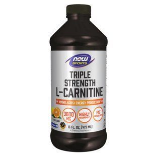 L-Carnitine Liquid 3000mg - 473ml, висока засвоюваність 24622 фото