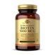 Biotin 5000 mcg - 50 капсул від Solgar для здоров'я шкіри та волосся 28762 фото 1