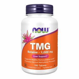 TMG 1000mg - 100 таблеток для підтримки гомоцистеїну 24650 фото