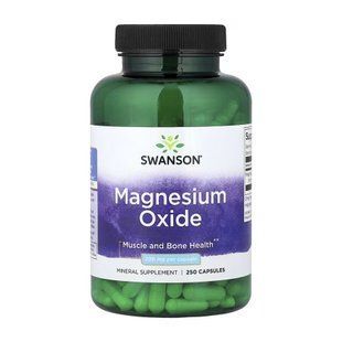 Magnesium Oxide 200 mg - Комплекс для здоров'я кісток і м'язів, 250 капсул 32004 фото