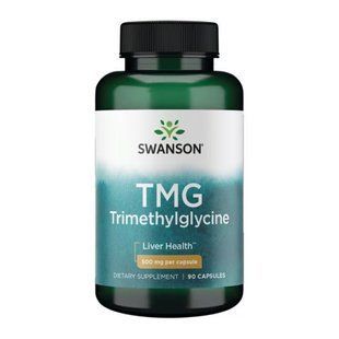 Триметилгліцин TMG 500мг - 90 капсул для підтримки печінки 30950 фото