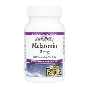 Melatonin 3 мг - 90 таблеток для поліпшення сну 30825 фото