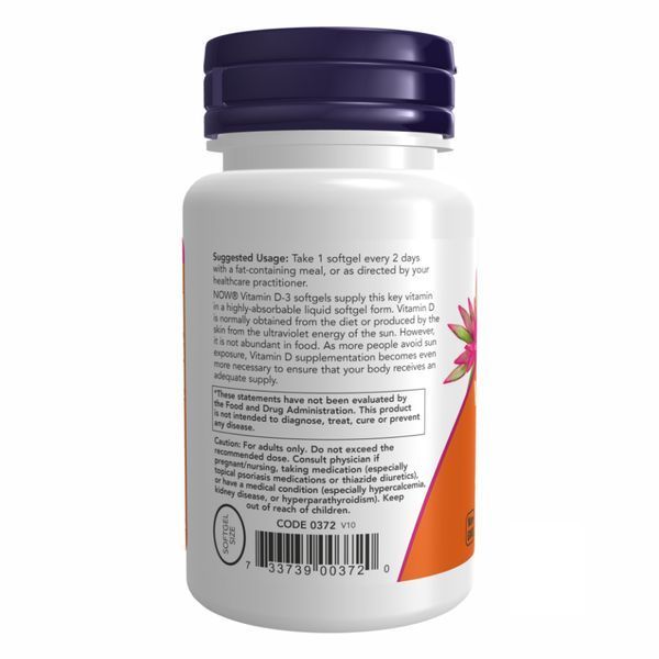 VIT D-3 5000 IU - 240 капсул для здоров'я кісток та імунітету 22142 фото