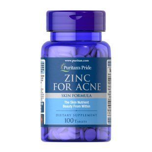 Zinc for Acne - 100 таблеток з комплексом вітамінів 14530 фото