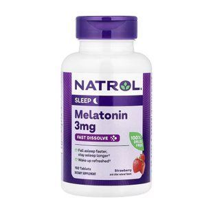 Melatonin 3mg від Natrol - 150 таблеток для підтримки сну 31448 фото
