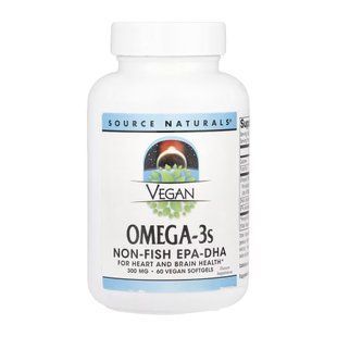 Vegan Omega-3s EPA-DHA 300mg &ndash; 60 капсул для серця та мозку 29542 фото