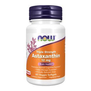 Astaxanthin 12 mg Трипл Силы - 60 капсул 29762 фото