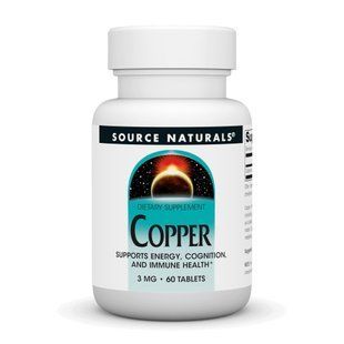 Copper 3mg - 60 капсул, підтримка енергії та імунітету 30984 фото