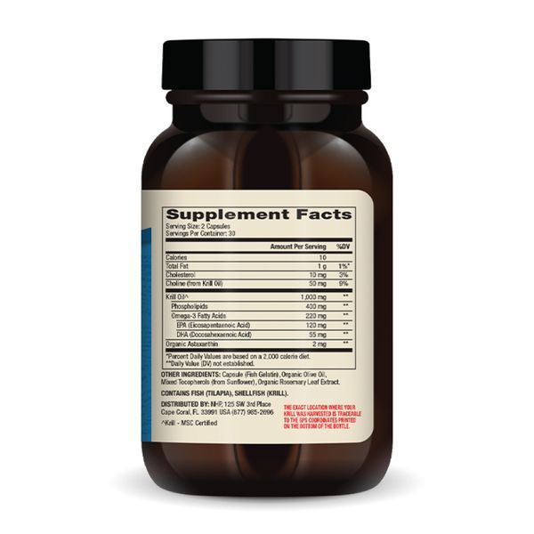 Krill Oil - 60 капсул з омега-3 і астаксантином 29082 фото