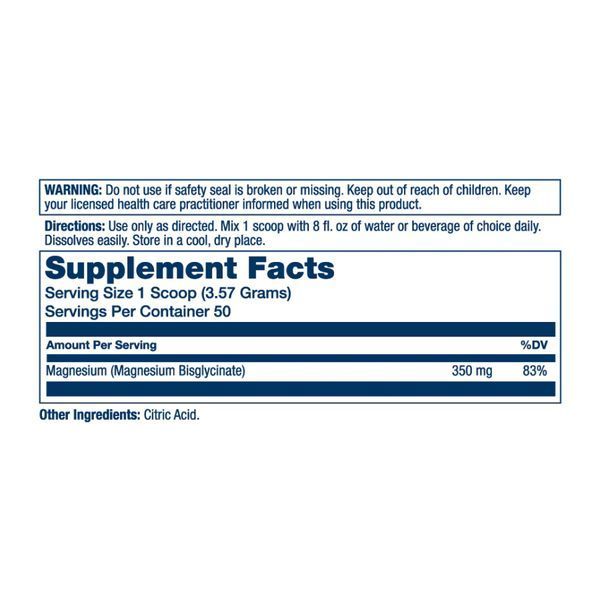 Magnesium Glycinate Powder 279g Бездоганний смак 29856 фото