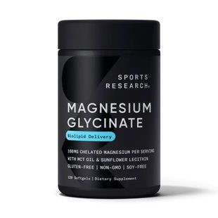 Magnesium Glycinate 160mg - 120 капсул, високобіодоступна форма 29598 фото