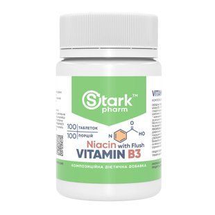 Niacin Vitamin B3 - 100 капсул 29829 фото