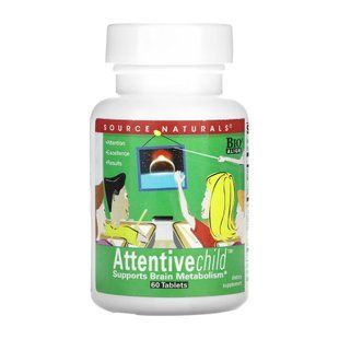 Attentive Child&trade; - 60 таблеток для покращення концентрації 30248 фото