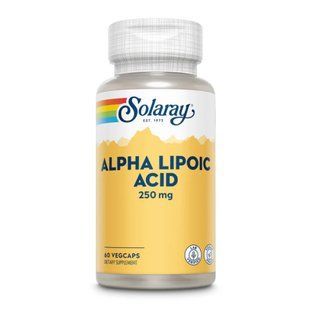 Alpha Lipoic Acid 250mg від 1973 року, 60 рослинних капсул 26896 фото