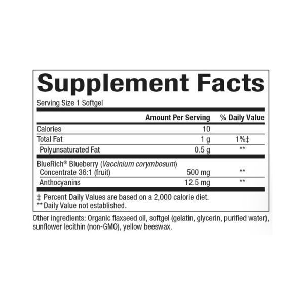 BlueRich 500mg - 90 капсул для антиоксидантного захисту 29236 фото