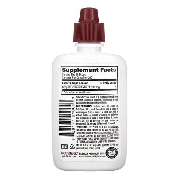 GSE Liquid Concentrate 59 мл - Веганський концентрат з грейпфрута 25504 фото