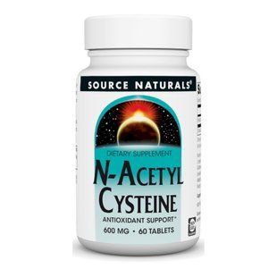 N-Acetyl Cysteine 1000mg - 60 таблеток, антиоксидантна підтримка 29770 фото