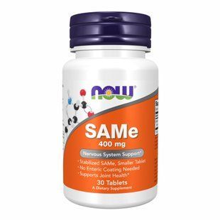 SAM-E 400mg - 30 таблеток для підтримки нервової системи 24632 фото