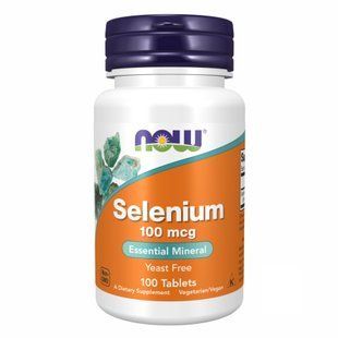 Selenium 100 мкг - 100 таблеток, мікроелемент без ГМО 18381 фото