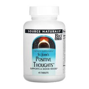 St. John's Positive Thoughts&trade; - Дієтична добавка для гарного настрою, 45 таблеток 29540 фото