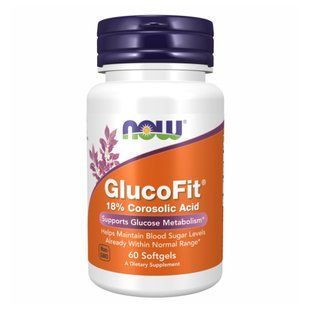 Дієтична добавка Glucofit(R) з корозоловою кислотою - 60 капсул 25624 фото