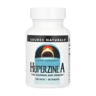 Huperzine A 100 мкг - 60 таблеток для пам'яті та концентрації 31791 фото