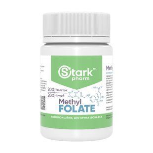 Stark Methyl Folate 1000 mcg 1667 DFE - 200 таблеток 31892 фото