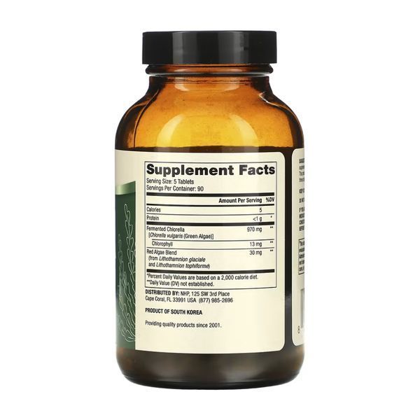 Fermented Chlorella - 450 таблеток для детоксикації 29632 фото