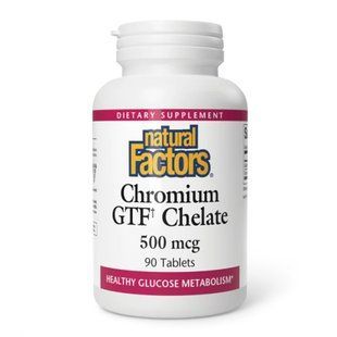 Хелатний Хром GTF Chelate 500 мкг - 90 таблеток 28885 фото