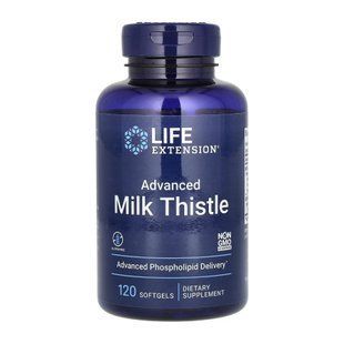 Advanced Milk Thistle - 120 капсул, поліпшене засвоєння фосфоліпідами 26322 фото