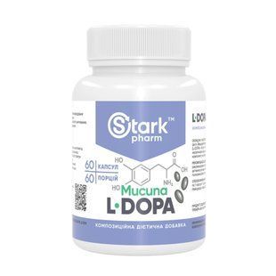 L-Dopa Mucuna 400mg - 60 капсул, екстракт мукуни 28245 фото