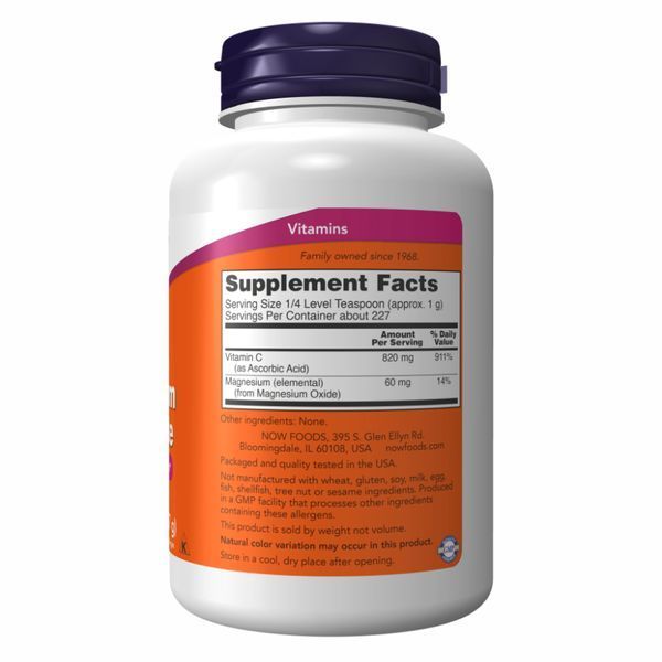 Magnesium Ascorbate Powder - 227 г, вітамін C без кислинки 25688 фото