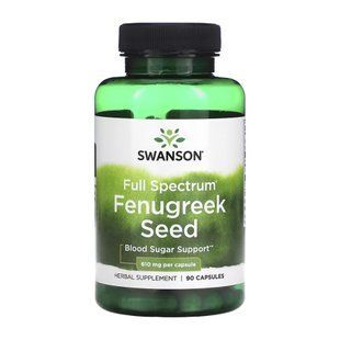 Fenugreek Seed 610mg - 90 капсул для здоров'я глюкози та метаболізму 9563 фото