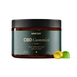 Жувальні цукерки CBD Full Spectrum 750 мг Яблуко & Лимон - 30 шт 29583 фото