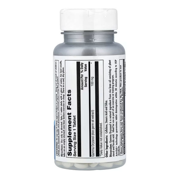 Gamma Oryzanol 100 мг - 100 таблеток, антиоксидант для гормонального балансу 32811 фото