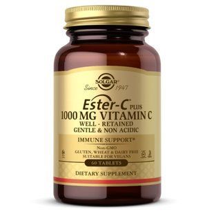 Ester-C Plus 1000 мг Вітамін C - 60 таблеток, підтримка імунітету 25441 фото