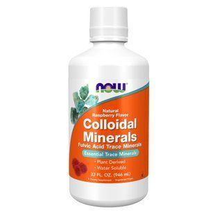 Колоїдні мінерали зі смаком малини 32oz - NOW&reg; 24665 фото