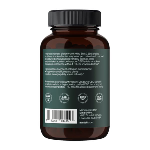 Капсули CBD Isolate 1500 mg - 60 шт 30068 фото