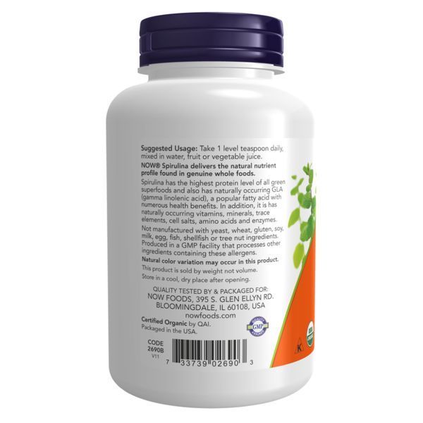 Spirulina Powder &ndash; 454 г, висока білковість 24685 фото
