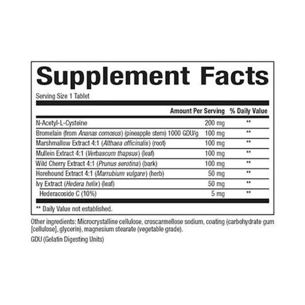 Lung, Bronchial & Sinus Health - Natural Support, 45 таблеток 28900 фото