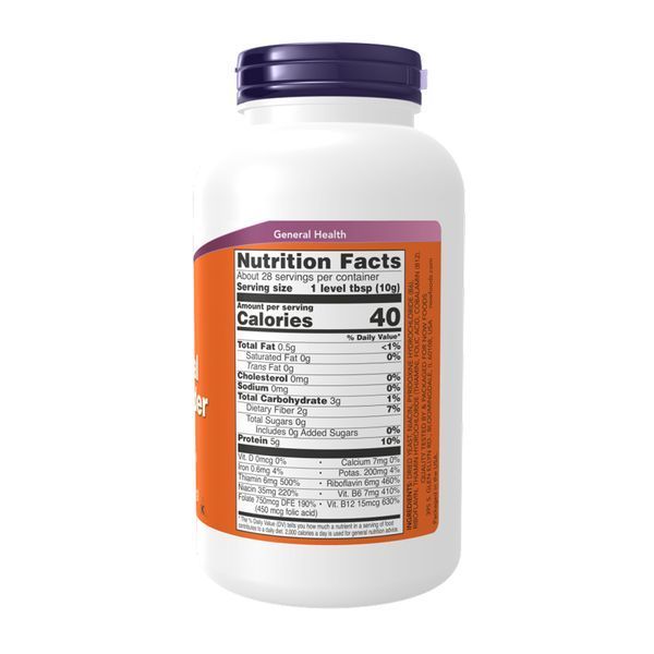 Nutritional Yeast Powder - 284g від NOW&reg; з вітамінами B 30401 фото