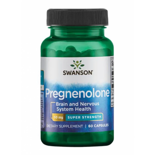 Pregnenolone 50mg - 60 капсул для підтримки мозку 9323 фото