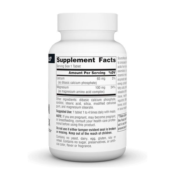 Magnesium Chelate Source Naturals 100mg, 100 таблеток 27324 фото
