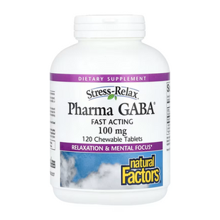Стрес-Релакс Pharma GABA 100 мг, 120 таблеток &ndash; швидка дія 32833 фото
