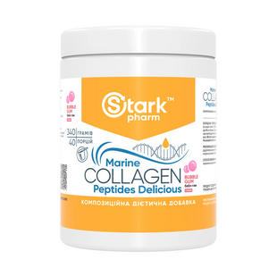Marine Collagen Peptides Stark Pharm - 340g Bubble Gum Flavor 32878 фото