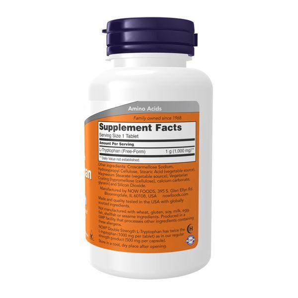 L-Tryptophan 1000 мг - 60 таблеток, подвійна сила 27852 фото